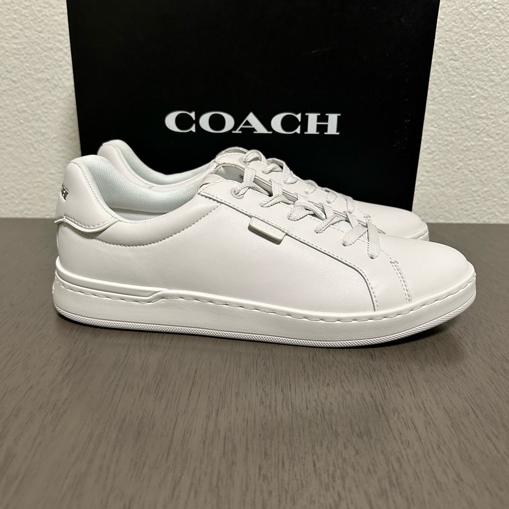 Coach White Women's Sneakers Sz 10 - Picture 3 of 6